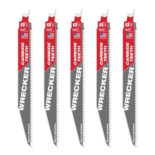 Multimaterial: Heavy-Duty WRECKER™ HM-bestückte Säbelsägeblätter, diverse Dimensionen und Packungsgr