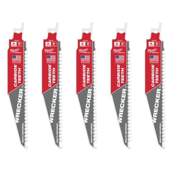 Multimaterial: Heavy-Duty WRECKER™ HM-bestückte Säbelsägeblätter, diverse Dimensionen und Packungsgr