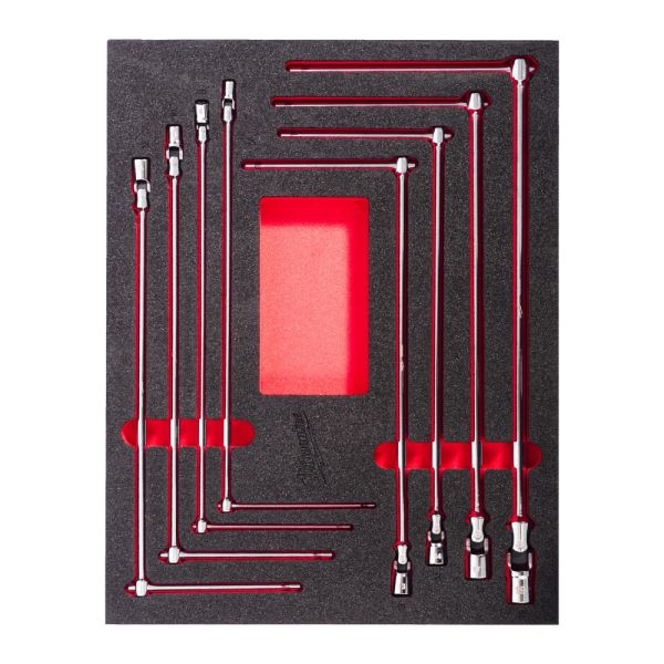 T-Gelenkschlüssel Einlage 8-teilige Einlage für Werkstattwagen 78 cm / Milwaukee # 4932499113 / EAN: