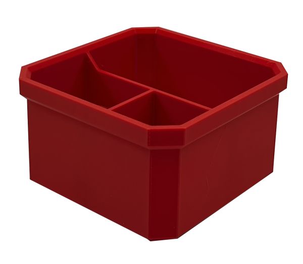 Packout Einlage Bin 100 x 100 x 60mm, Unterteilung: 3 (Schubladeneinlage)