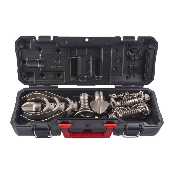 Zubehörset 16mm + 20mm für Akku-Rohrreiniger MXFLSDP / Milwaukee # 48532840 / EAN: 4058546296131