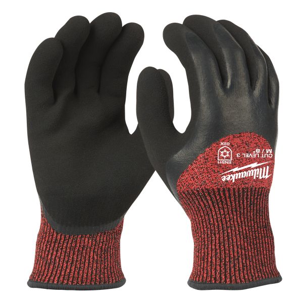 Kälte-Schnittschutzhandschuhe Klasse 3, diverse Grössen / Milwaukee # 4932471347