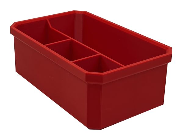 Packout Einlage Bin 160 x 100 x 60mm, Unterteilung: 4L (Schubladeneinlage)
