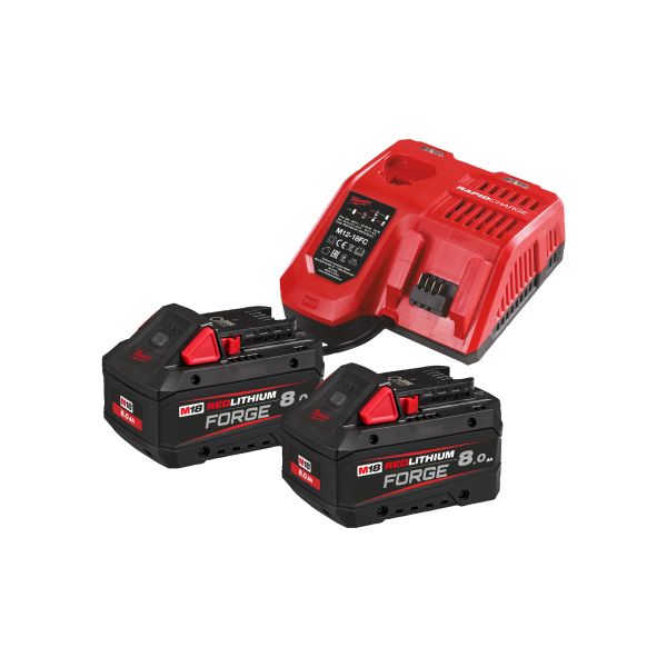 M18™ FORGE™ Starterpacket M18FORGENRG-802 / Milwaukee # 4933498612 / EAN: 4058546524814