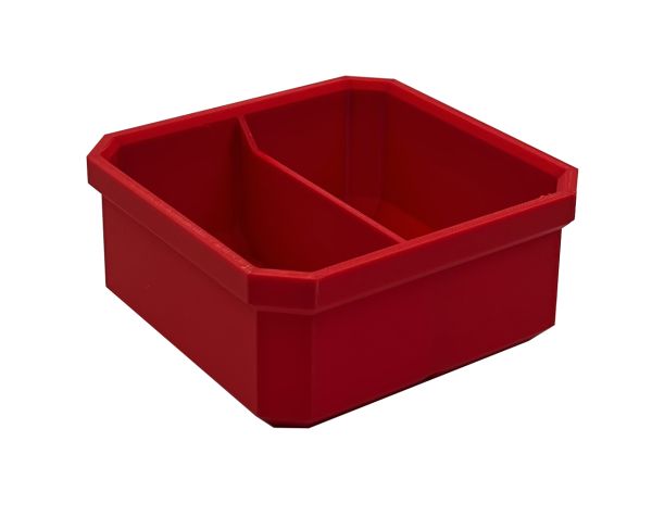 Packout Einlage Bin 100 x 100 x 45mm, Unterteilung: 2