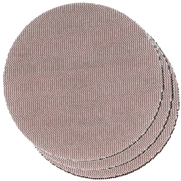 Schleifblätter Netzstruktur für Exzenterschleifer 76 mm 3 x K80, 3 x K120, 3 x K180, 1 x Zwischenpla