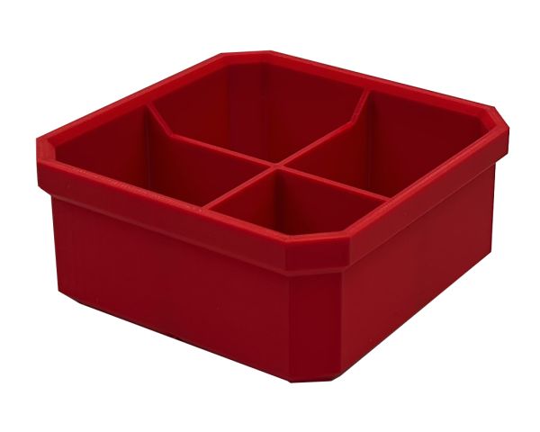 Packout Einlage Bin 100 x 100 x 45mm, Unterteilung: 4