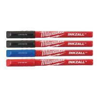 INKZALL Fineliner 2x schwarz, rot, blau / Milwaukee # 48223165 / EAN: 045242479825 INKZALL Fineliner 2x schwarz, rot, blau / Milwaukee # 48223165 / EAN: 045242479825