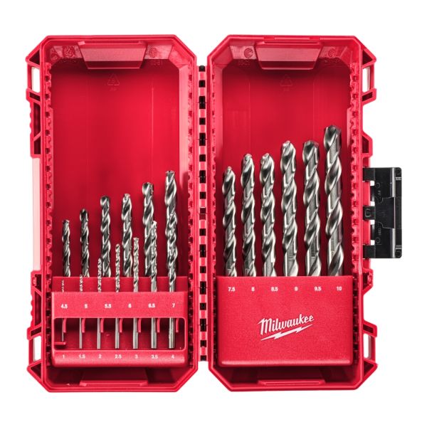 HSS-G THUNDERWEB Metallbohrer DIN 338 19-tlg. Set in PACKOUT™ kompatibler Kassette / Milwaukee # 493