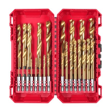 Metallbohrer Shockwave™ HSS-G TiN Set 25-teilig / Milwaukee # 4932500420 / EAN 4058546617226
