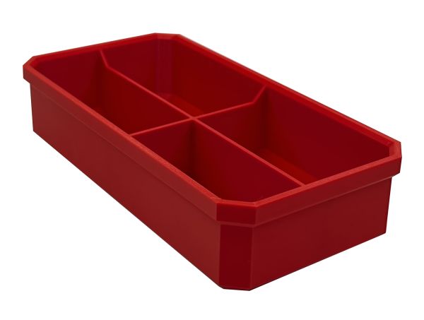 Packout Einlage Bin 100 x 200 x 45mm, Unterteilung: 4