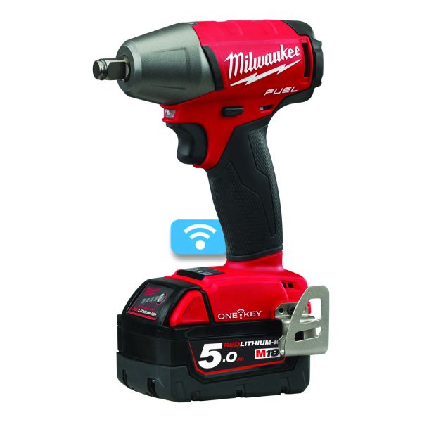 ONE KEY FUEL Akku-Schlagschrauber 1/2'' Vierkant Sprengring M18ONEIWF12-502X / Milwaukee # 493345137