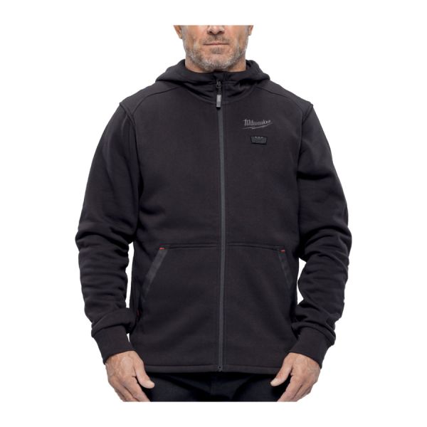 12 V Akku-Heiz-Kapuzenpullover Herren schwarz, ohne Akku u. Ladegerät / Milwaukee # 4932499187.0