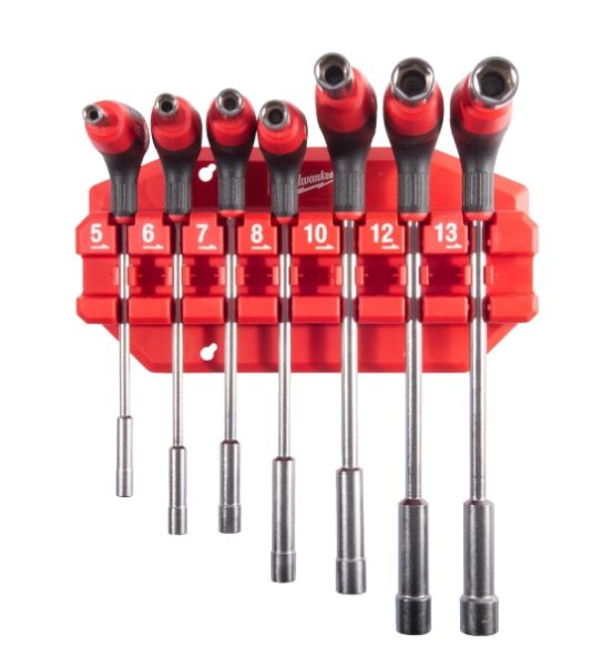 Steckschlüssel-T-Griffe mit Softgrip-Auflage / Milwaukee # 4932498704 / EAN 4058546525736