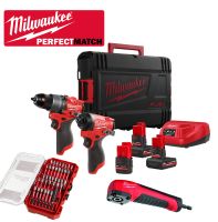 M12FPP2A2-523X + SHOCKWAVE™ SET 38 TLG. + Winkelschraubvorsatz PerfectMatch RAA / Milwaukee # 493349 M12FPP2A2-523X + SHOCKWAVE™ SET 38 TLG. + Winkelschraubvorsatz PerfectMatch RAA / Milwaukee # 493349