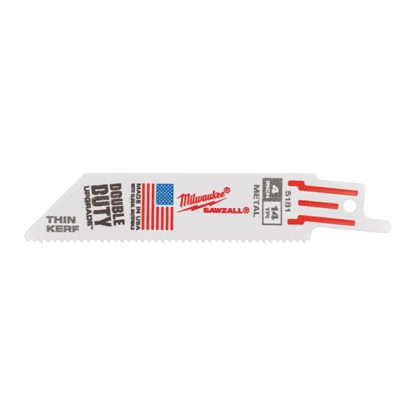 Metall: THIN KERF Säbelsägeblätter, diverse Ausführungen und Packungsgrössen / Milwaukee # 4847