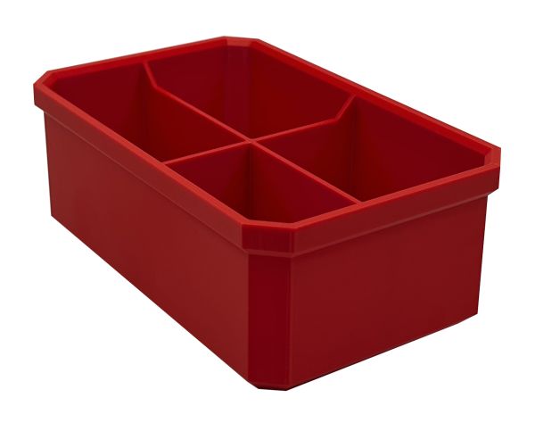Packout Einlage Bin 160 x 100 x 60mm, Unterteilung: 4 (Schubladeneinlage)