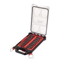 SHOCKWAVE™ Schlagnuss 3/8" lang Set 19-teiliges Set im PACKOUT™ Organiser Slim Compact / Milwaukee # SHOCKWAVE™ Schlagnuss 3/8" lang Set 19-teiliges Set im PACKOUT™ Organiser Slim Compact / Milwaukee #