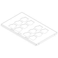 Packout Regal Tablar 560 ohne Auszug (Festmontage) Packout Regal Tablar 560 ohne Auszug (Festmontage)