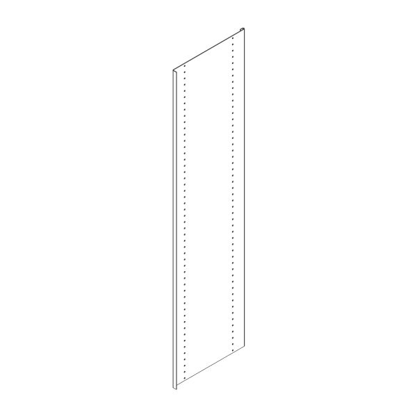 Packout Regal Seitenwand schmal 1584 > links und rechts verwendbar